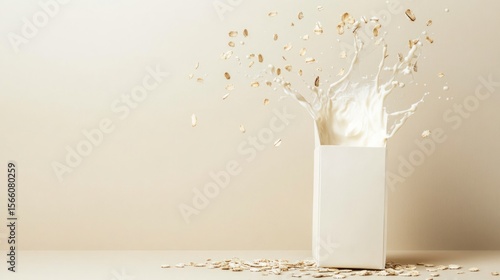Oat milk splash