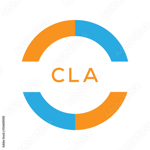 Dynamic Tech Logo Design with CLA Letters and Abstract Motion Elements – Modern Business Identity. CLA Letter Logo.
