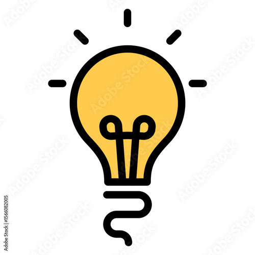 Cool White Light icon vector image. Can be used for Lighting.