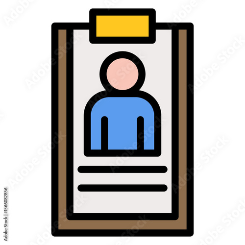 Identifier icon vector image. Can be used for Privacy.