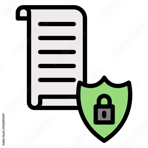Privacy Guidelines icon vector image. Can be used for Privacy.