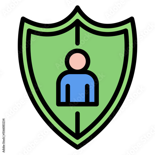 Pseudonymisation icon vector image. Can be used for Privacy.