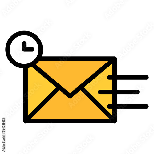 Express Mail icon vector image. Can be used for Postal Service.