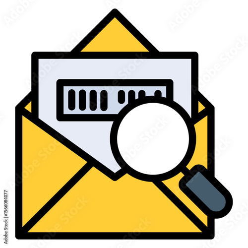 Postal Code icon vector image. Can be used for Postal Service.