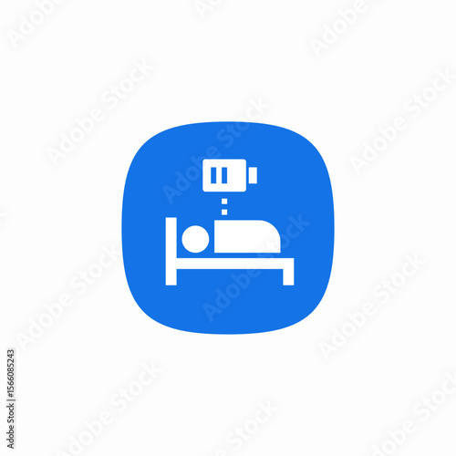 sleep tracking icon sign vector