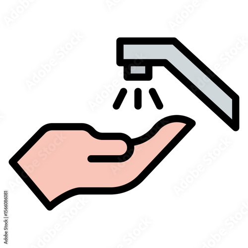 Hand Wash icon vector image. Can be used for Laundry.