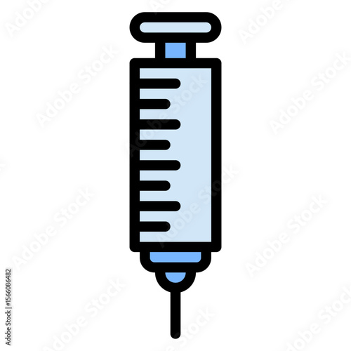 Injection icon vector image. Can be used for Dermatology.