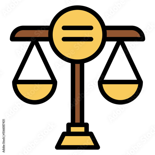 Equality icon vector image. Can be used for Human Rights.
