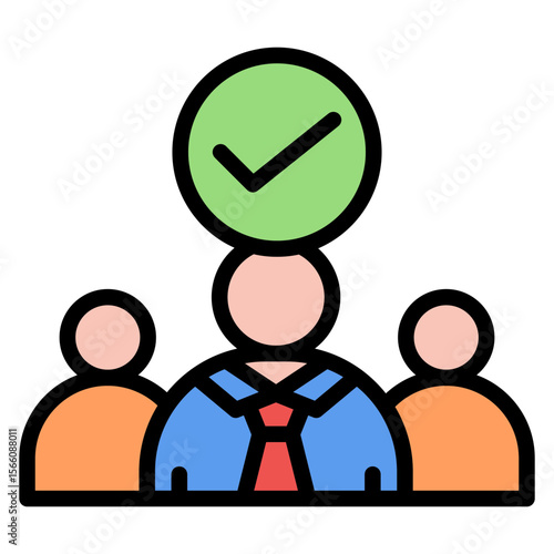 Фотография Integrity icon vector image. Can be used for Human Resource.