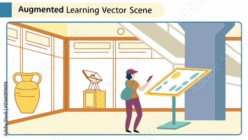 Augmented Reality Museum Experience: Visitor Using Interactive Digital Display for Enhanced Learning with Historical Artifacts