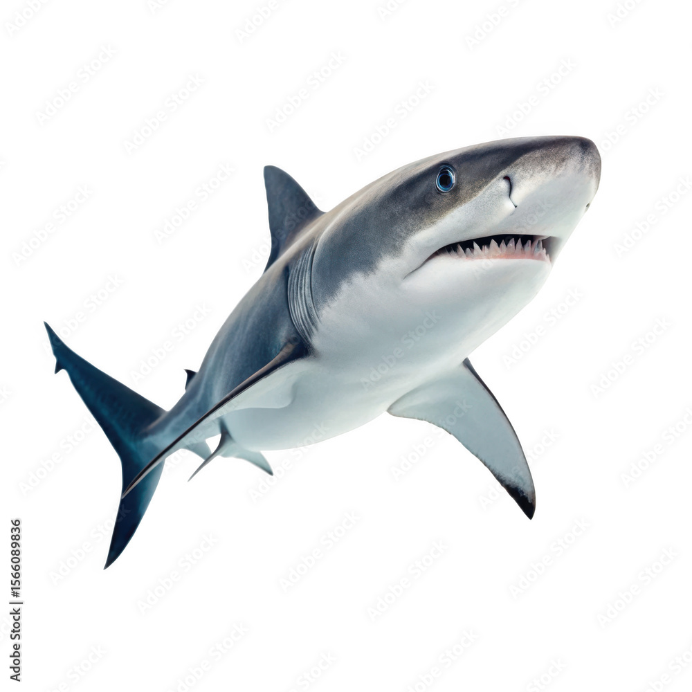 Fototapeta premium shark ocean marine animal on transparent