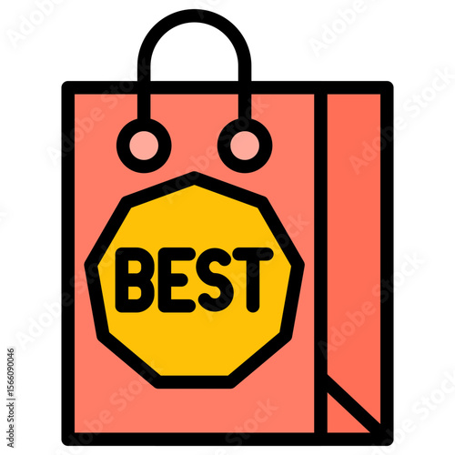 Bestsellers icon vector image. Can be used for Online Store.