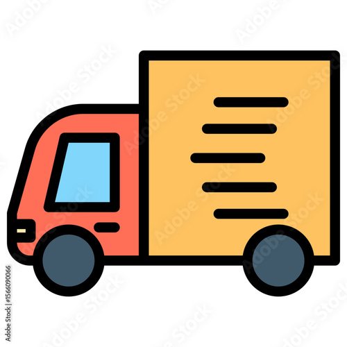 Delivery icon vector image. Can be used for Online Store.
