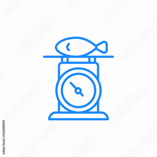 fish scale icon sign vector