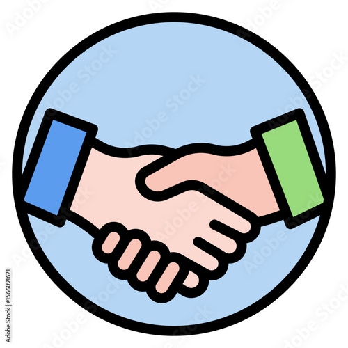 Partnership icon vector image. Can be used for Teamwork.