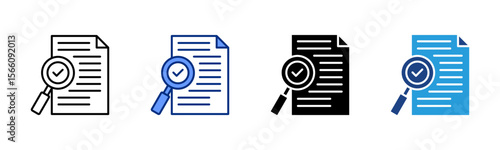 Assignment Review icon sheet multiple style collection