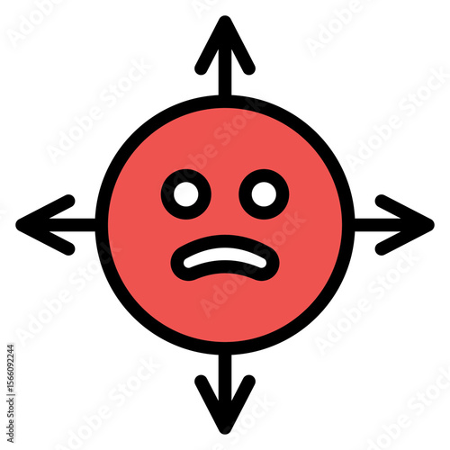 Scope Creep icon vector image. Can be used for Project Assesment.