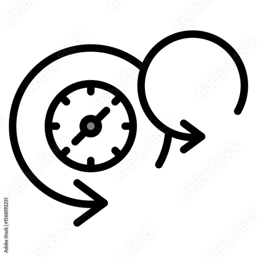 Sprint icon vector image. Can be used for Project Assesment.