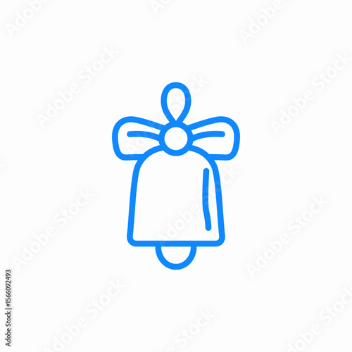 ringing bell icon sign vector