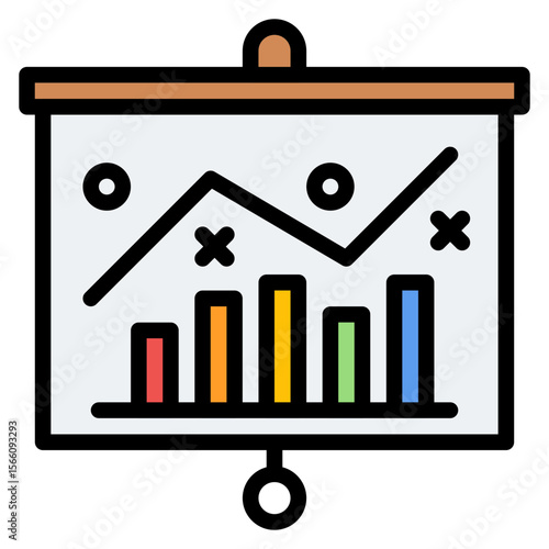 Business Strategy icon vector image. Can be used for Business Performance.