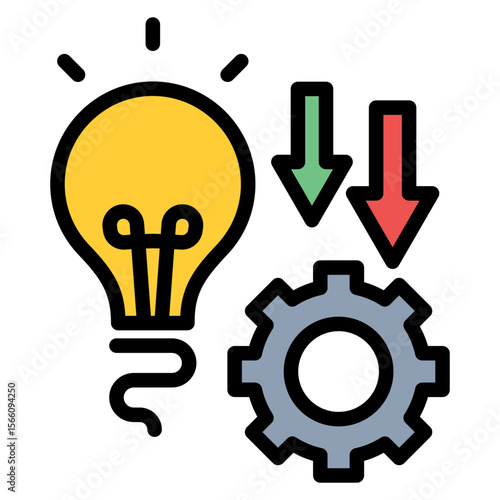 Implementation icon vector image. Can be used for Action Plan.