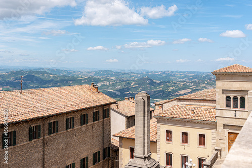 view of the old town of San Marin