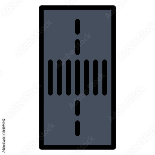Crosswalk icon vector image. Can be used for Public Utilities.
