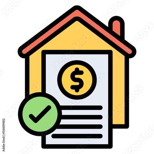 Collateral icon vector image. Can be used for Loan.