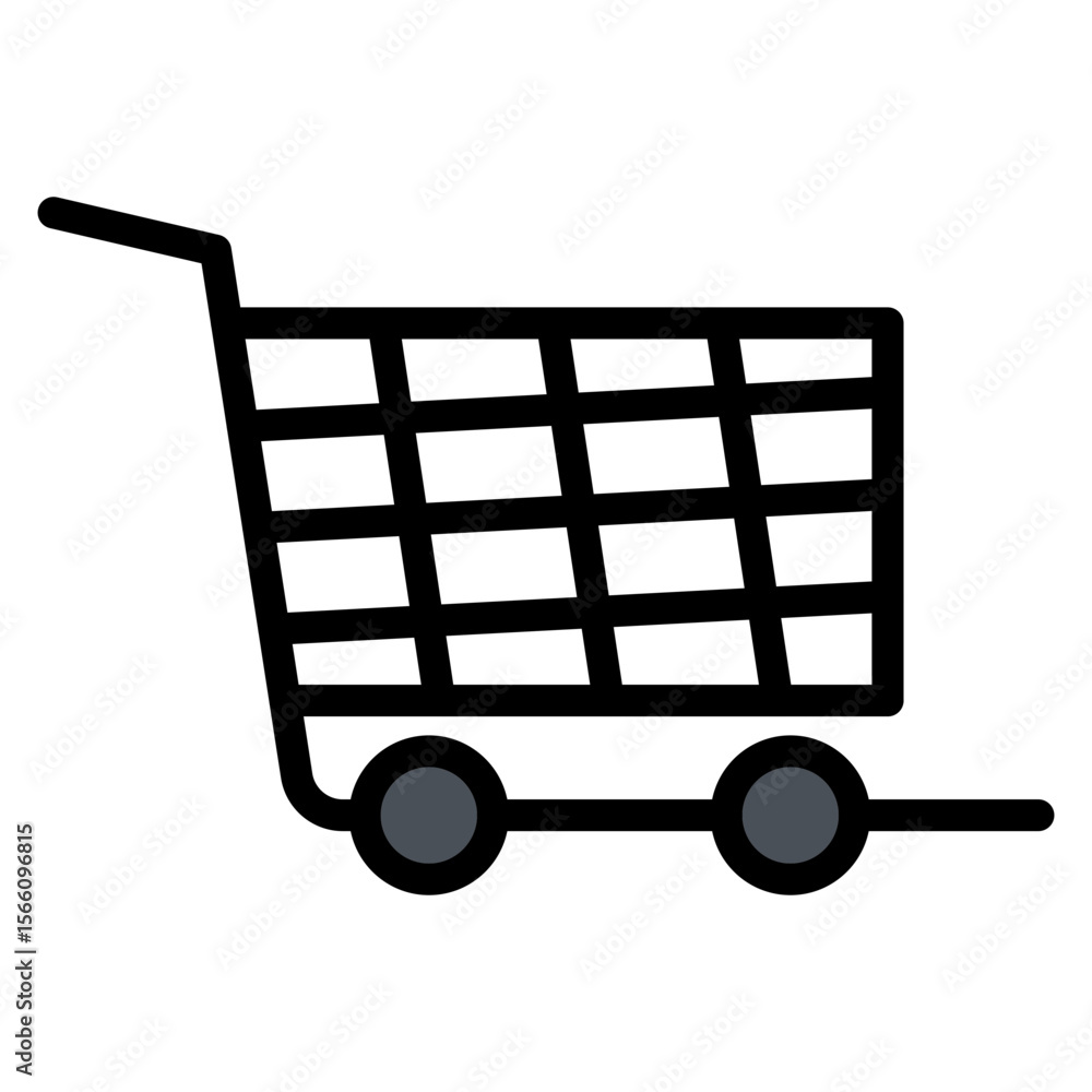 Shipping Cart icon vector image. Can be used for Order Fulfilment. Shipping Cart icon vector image. Can be used for Order Fulfilment.
