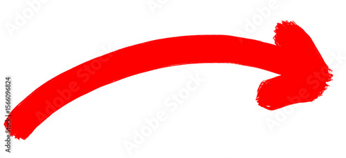 Free Download Hand Drawn Red Arrow Marker on Transparent Background, Isolated Directional Arrow Sign, Marker Arrow Clipart - GFXLoad