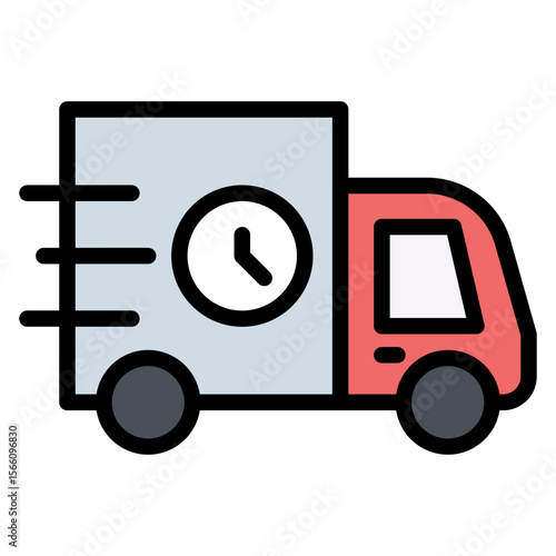 Shipping Speed icon vector image. Can be used for Order Fulfilment.