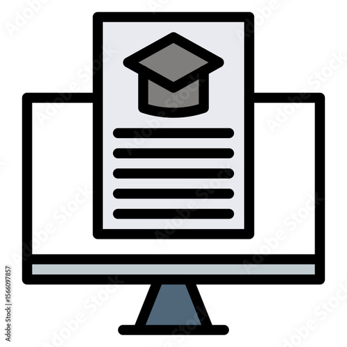 Educational Programs icon vector image. Can be used for Daycare.