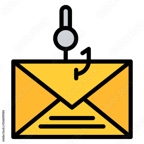Anti Phishing icon vector image. Can be used for Safe Payment.
