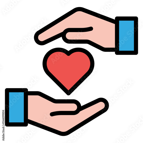Specialized Care icon vector image. Can be used for Elderly Care.
