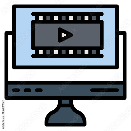 Animation icon vector image. Can be used for Movie Genres.