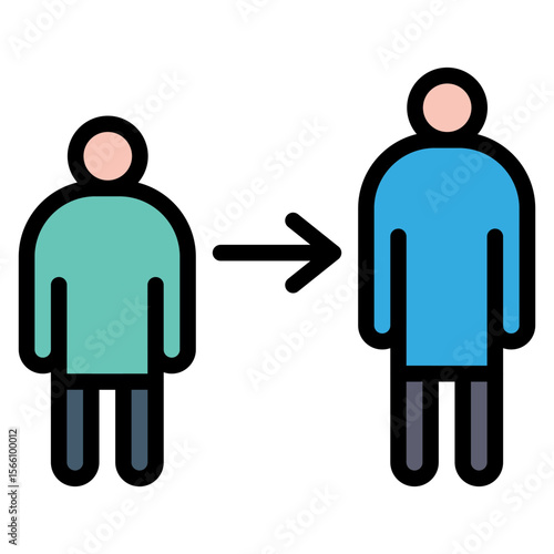 Coming of Age icon vector image. Can be used for Movie Genres.