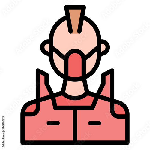 Cyberpunk icon vector image. Can be used for Movie Genres.