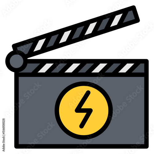 Disaster icon vector image. Can be used for Movie Genres.