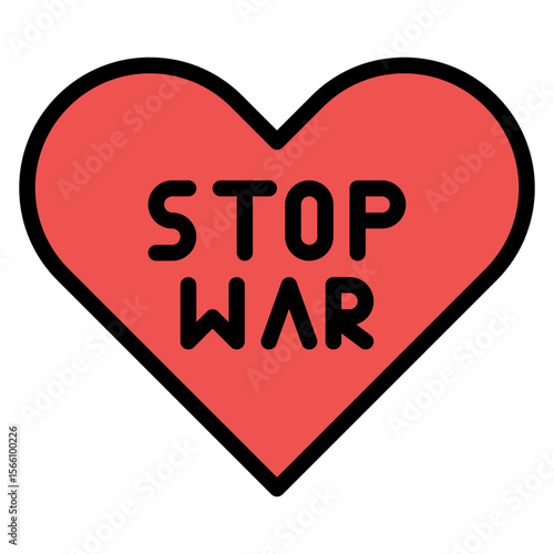 War Romance icon vector image. Can be used for Movie Genres.