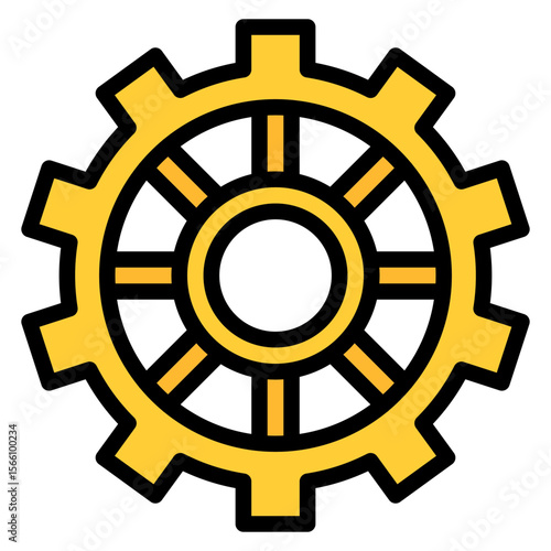 Steampunk icon vector image. Can be used for Movie Genres.