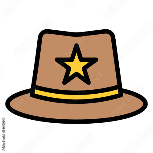 Western icon vector image. Can be used for Movie Genres.