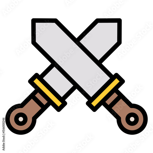 War icon vector image. Can be used for Movie Genres.