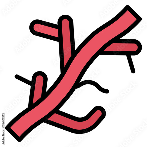 Artery icon vector image. Can be used for Cardiology.