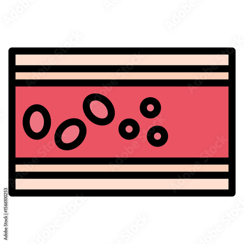 Blood Clot icon vector image. Can be used for Cardiology.