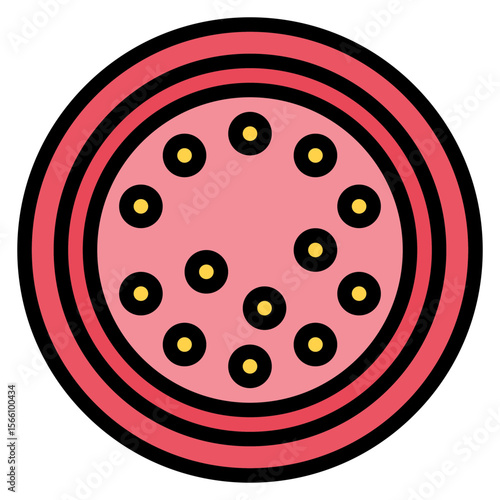 Cholesterol icon vector image. Can be used for Cardiology.