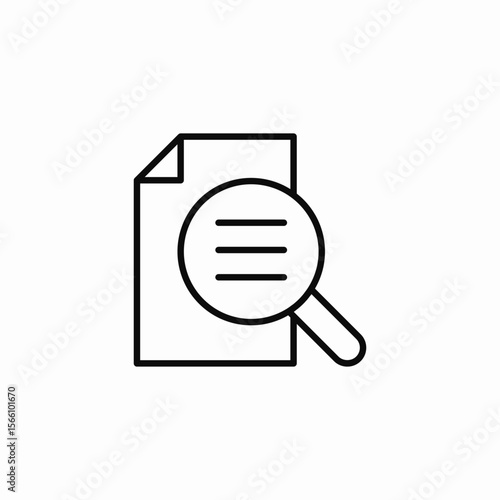investigation news seacrh icon sign vector