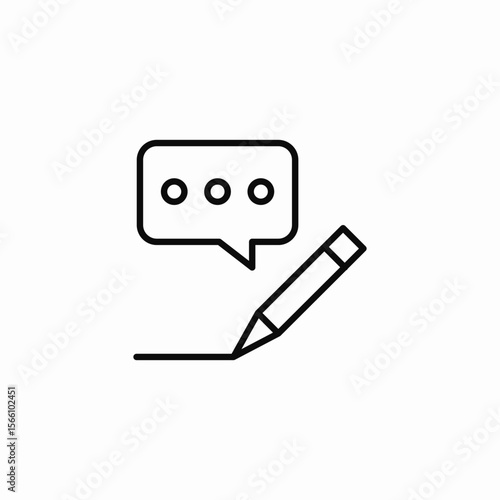 pencil idea thinking icon sign vector