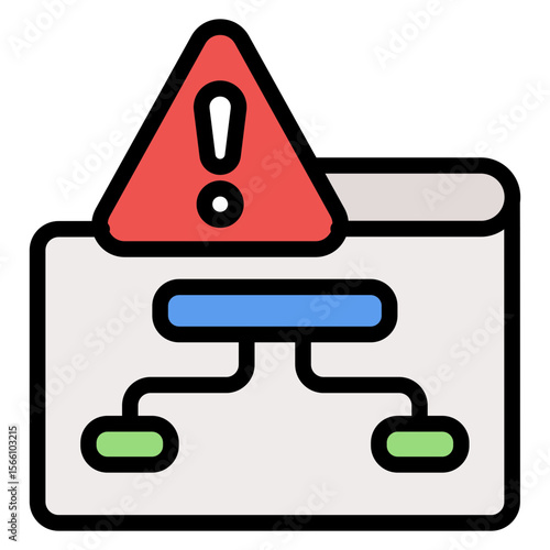 Project Failure icon vector image. Can be used for Business Risks.
