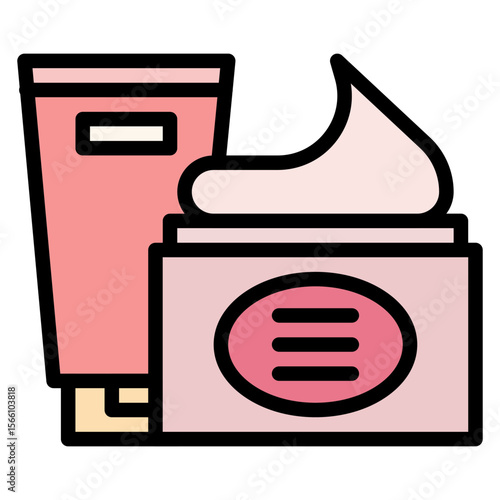 Cream icon vector image. Can be used for Sun Protection.