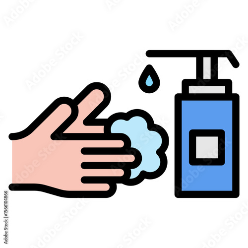 Handwashing icon vector image. Can be used for Tuberculosis.